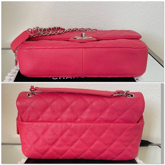 Chanel pink caviar small east flap - Picture 6 of 17